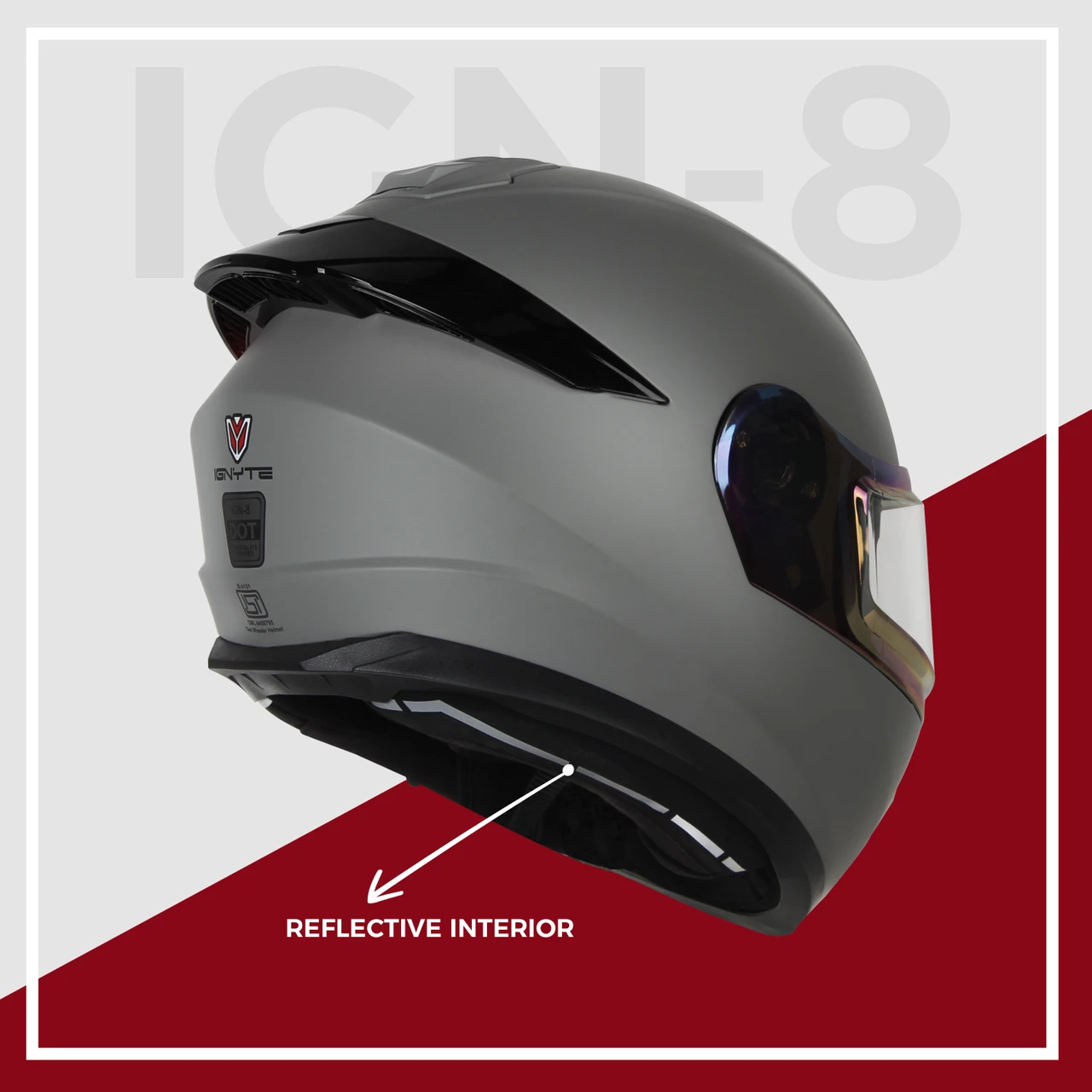 IGNYTE IGN-8 GLOSSY TITANIUM GREY C/V 580 MM IGNYTE IGN-8 GLOSSY TITANIUM GREY C/V 580 MM