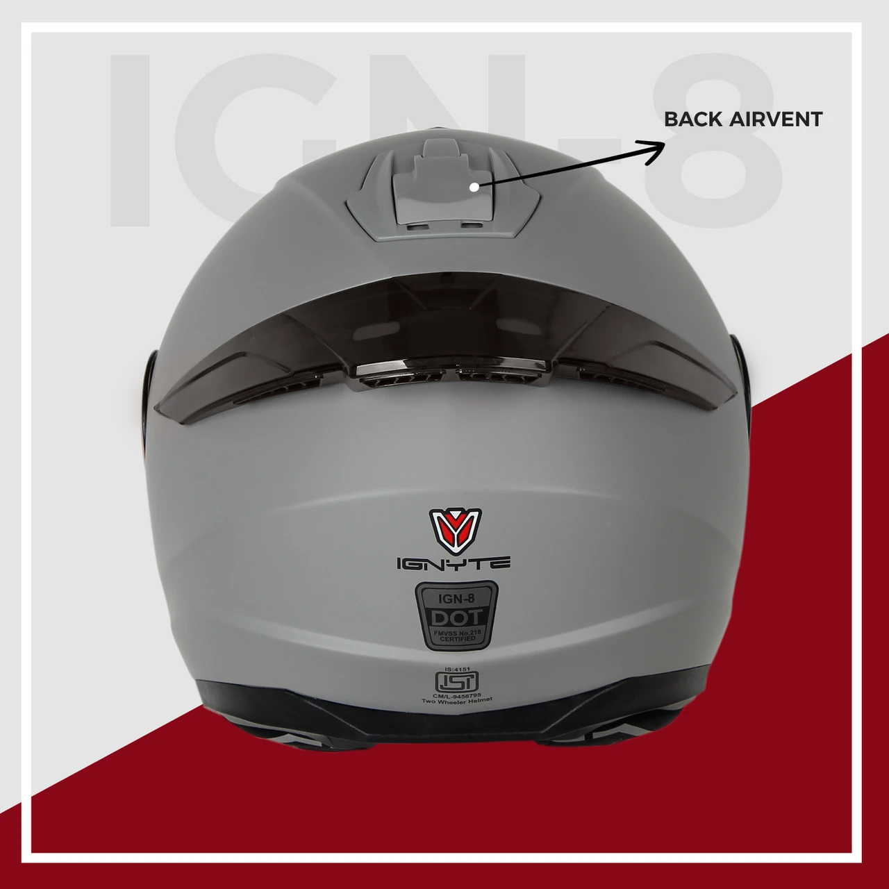 IGNYTE IGN-8 GLOSSY TITANIUM GREY C/V 580 MM IGNYTE IGN-8 GLOSSY TITANIUM GREY C/V 580 MM