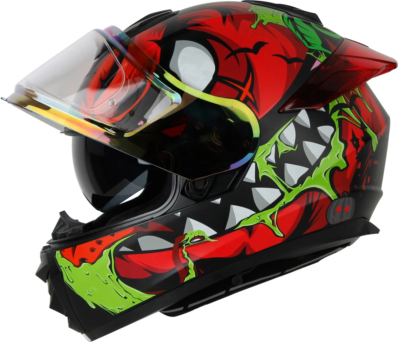 IGNYTE IGN-8 PUMPKIN MAT BLACK BLACK/RED D/V 620 MM RED SPOILER