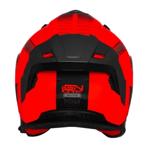 IGNYTE IGN-16 ISS DOT QUANTUMM GLOSSY FLU RED/RED GREY C/V 580 MM WITH EXTRA SMOKE VISOR IGNYTE IGN-16 ISS DOT QUANTUMM GLOSSY FLU RED/RED GREY C/V 580 MM WITH EXTRA SMOKE VISOR