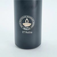 IITM matte black stainless steel flask
