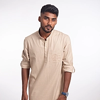 IITM Full Sleeve Kurta-Khaki