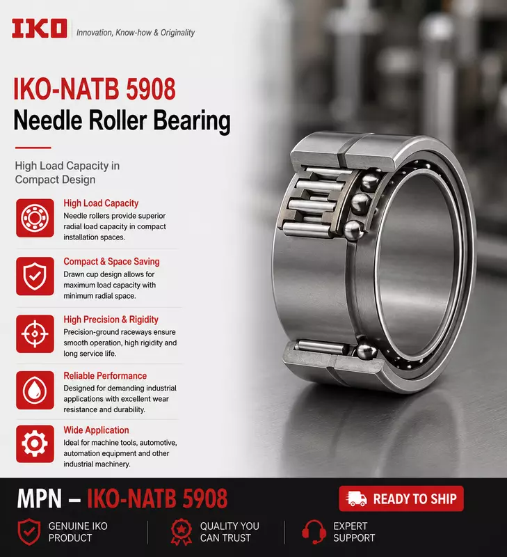 IKO-NATB 5908 Needle Roller Bearing