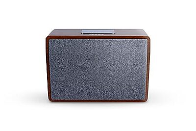 Philips Audio BT 2218 10W 2.0 Ch Bluetooth Speaker with Retro Wooden Design, Aesthetic Look, Long Lasting Battery Life, Multipoint Connectivity - Bluetooth, USB, FM, Mic Input (Brown)