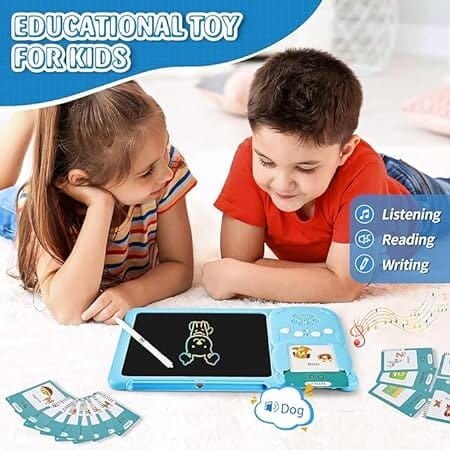 Talking Flash Cards with LCD Writing Tablet