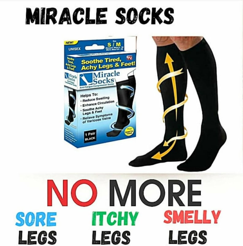 MIRACLE SOCKS  - 1 PAIR
