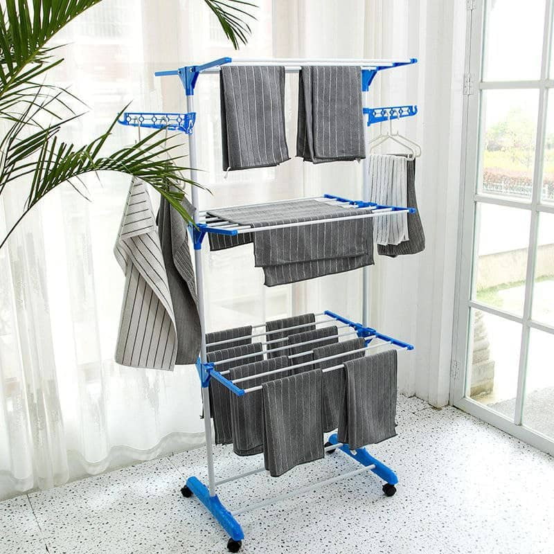 3 TIERS CLOTHES HANGER 3 LAYERS CLOTHES DRYER