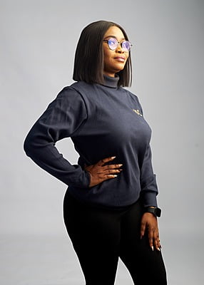 Navy Blue Turtleneck (Female) Navy Blue Turtleneck (Female)