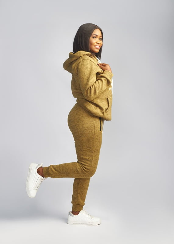 Gold Hoodie and Joggers Set (Female) Gold Hoodie and Joggers Set (Female)