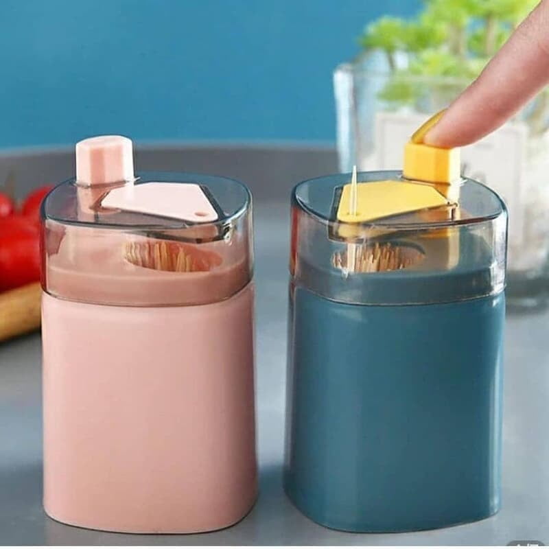 TOOTH PICK AUTO DISPENSER TOOTH PICK POP-UP STORAGE