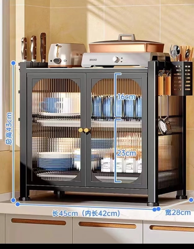 2 LAYERS DISH DRAINER DISH ORGANIZER PLATES ORGANIZER WITH CUTLERY RACK