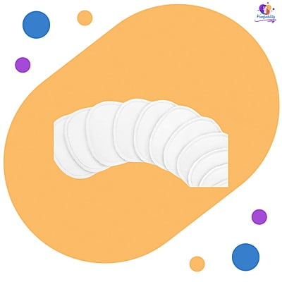 Organic Reusable Breast Pads LG