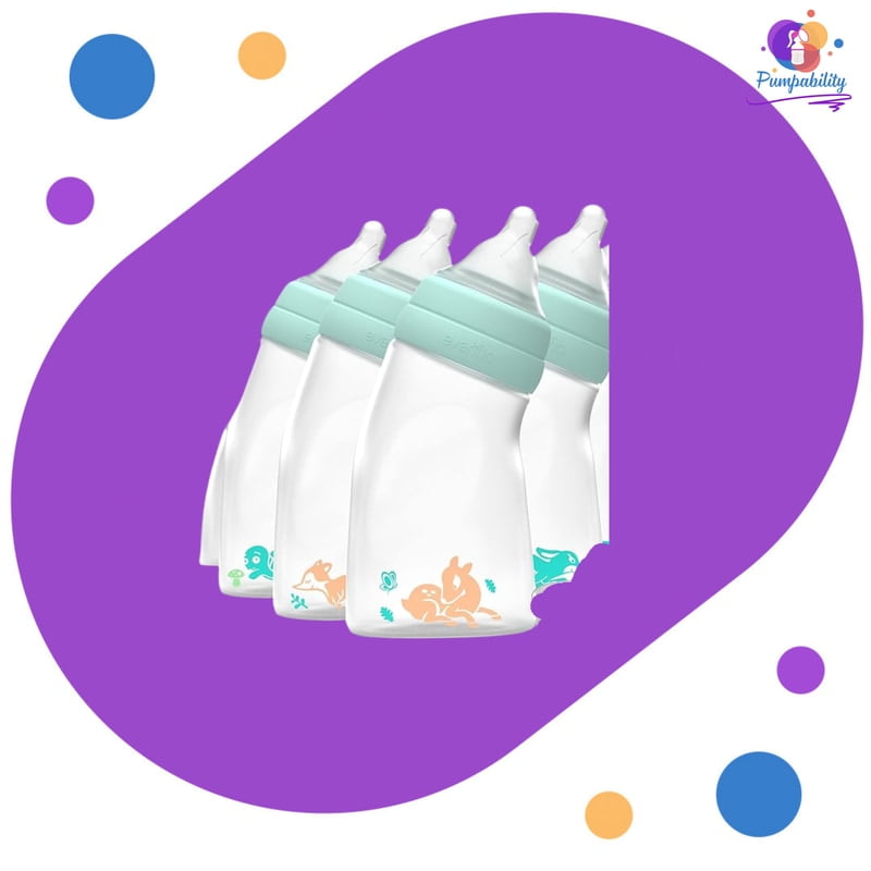 EvenFlo Balance + Angled Standard Neck Bottle 5oz