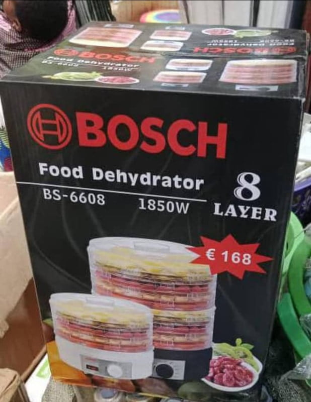 BOSCH FOOD DEHYDRATOR 8LAYERS