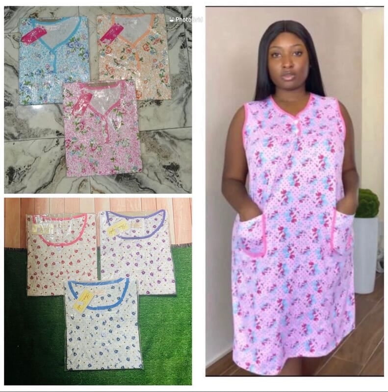 PLUS SIZE LADIES INDOOR OUTDOOR LEISURE GOWN