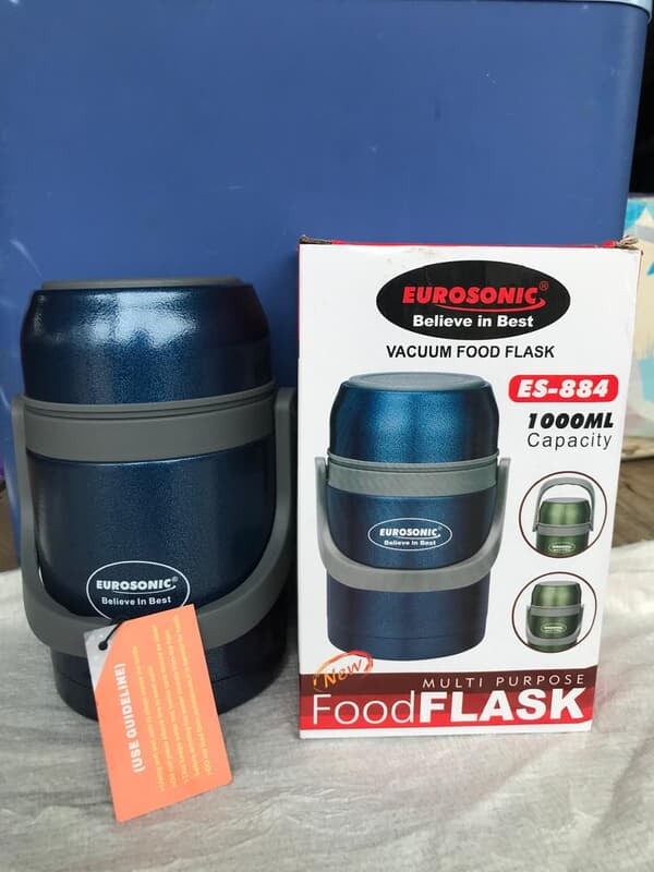EUROSONIC 1000ML FOOD FLASK  - 24 HOURS HOT/COLD PRESERVATION