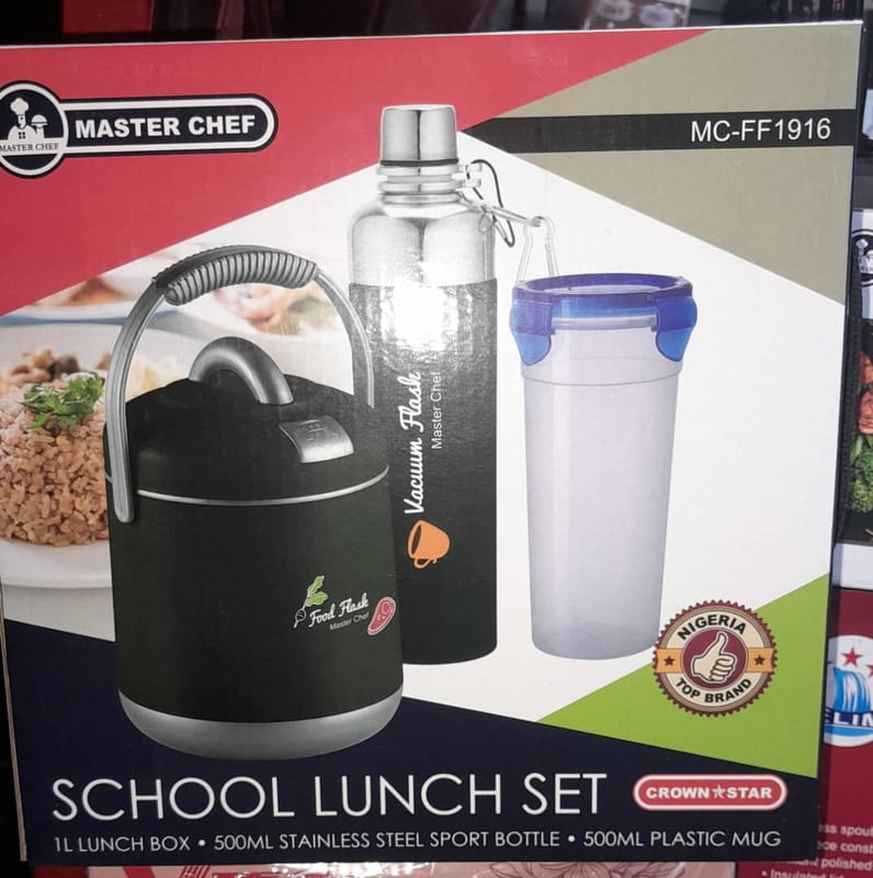 MASTER CHEF SET OF 3  SCHOOL LUNCH SET