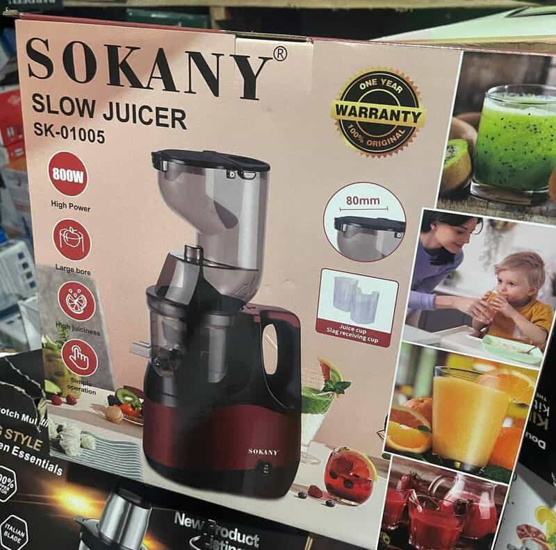 SOKANY SLOW JUICER JUICE EXTRACTOR 800W