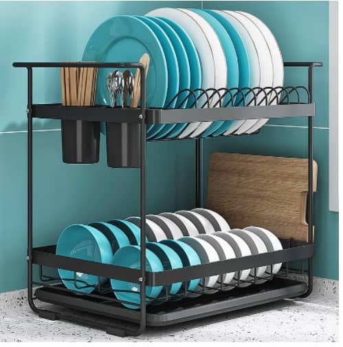 2 LAYERS PLATE RACK - STRONG AND DURABLE