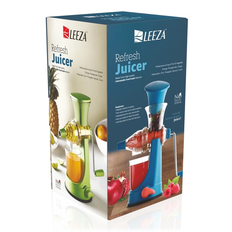 LEEZA MULTIPURPOSE MANUAL FRUITS & VEGETABLE JUICER