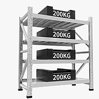 Elegant White Shelving 150x60x200