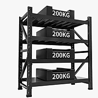 Black CAT Shelving 200x60x200