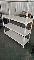 Slim White Shelving 10x120x198