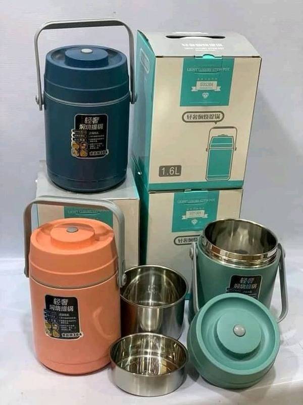 CLAM POT HOT FOOD FLASK 1.6L - 24HOURS HOTNESS