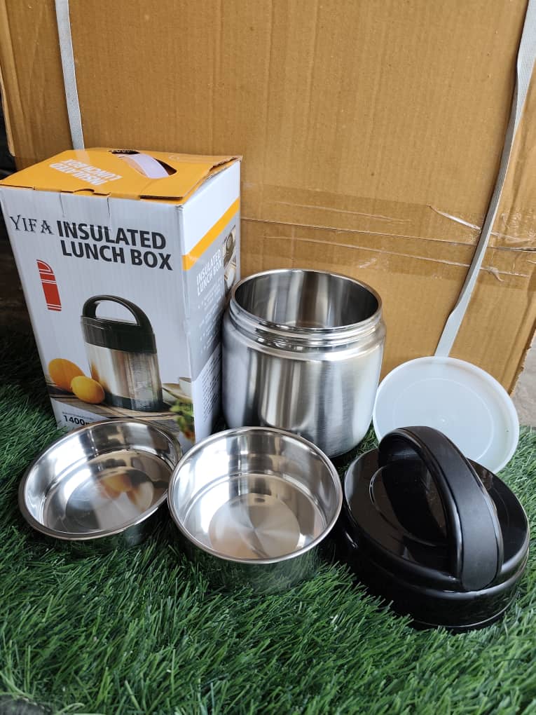 1400ML INSULATED LUNCH BOX FOOD FLASK