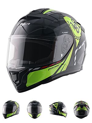 VEGA TURBO DX SQUAD BLACK/NEON YELLOW C/V L