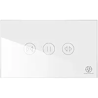 Tuya Wi-Fi Curtain White US Single