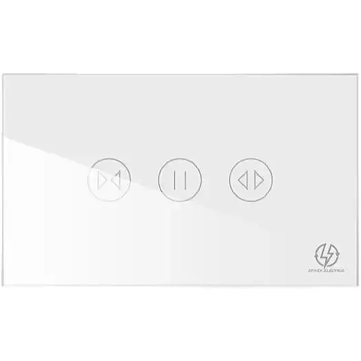 Tuya Wi-Fi Curtain White US Single