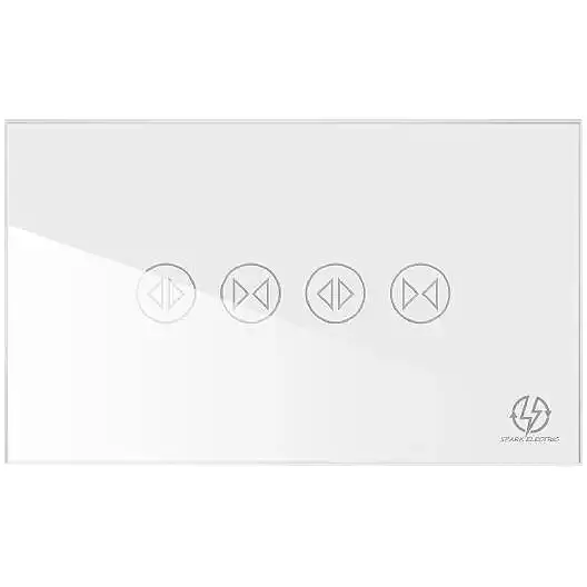 Tuya Wi-Fi Curtain White US Double