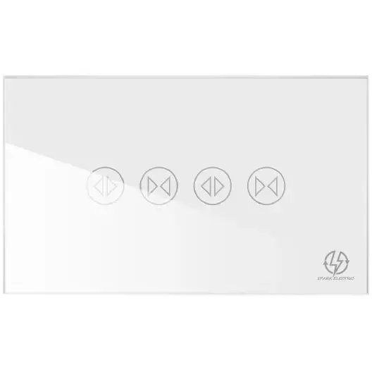 Tuya Wi-Fi Curtain White US Double