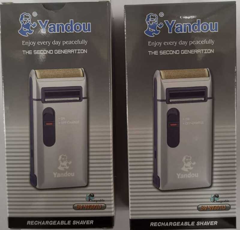 YANDOU HIGH QUALITY RECHARGEABLE HAIR SHAVER  CLIPPER - LONG LASTING BATTERY