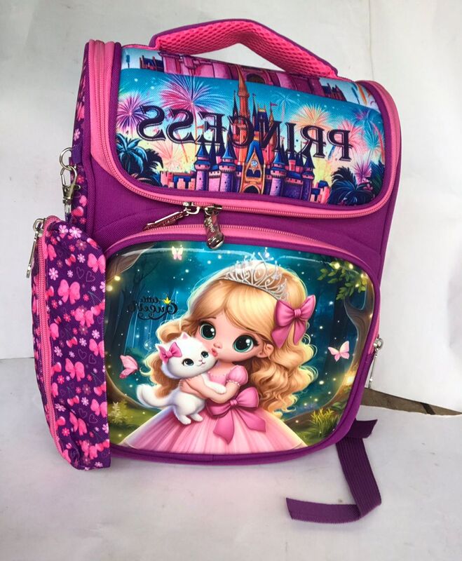 PRINCESS SCHOOL BAG  AGE 2-6 YEARS