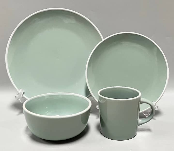 16 - Piece Dinner Set (Mint Volor) 16 - Piece Dinner Set (Mint Volor)