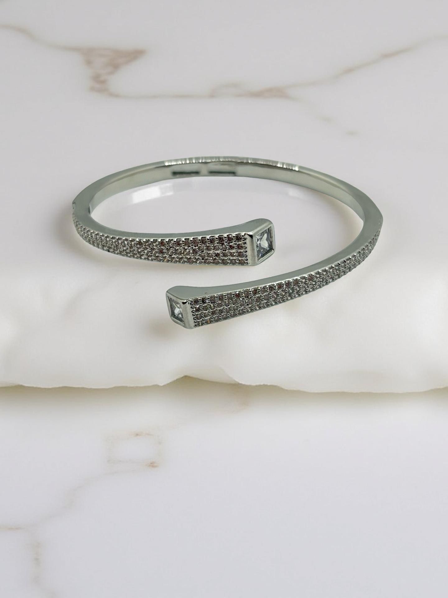 Statement Marquise Crystal Adjustable Cuff