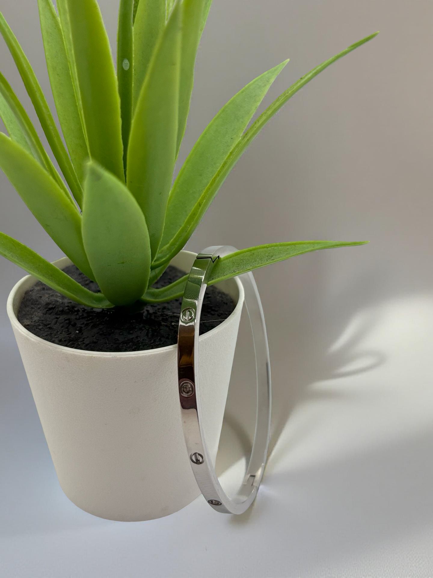 Timeless Crystal Embellished Hinge Cuff Bracelet