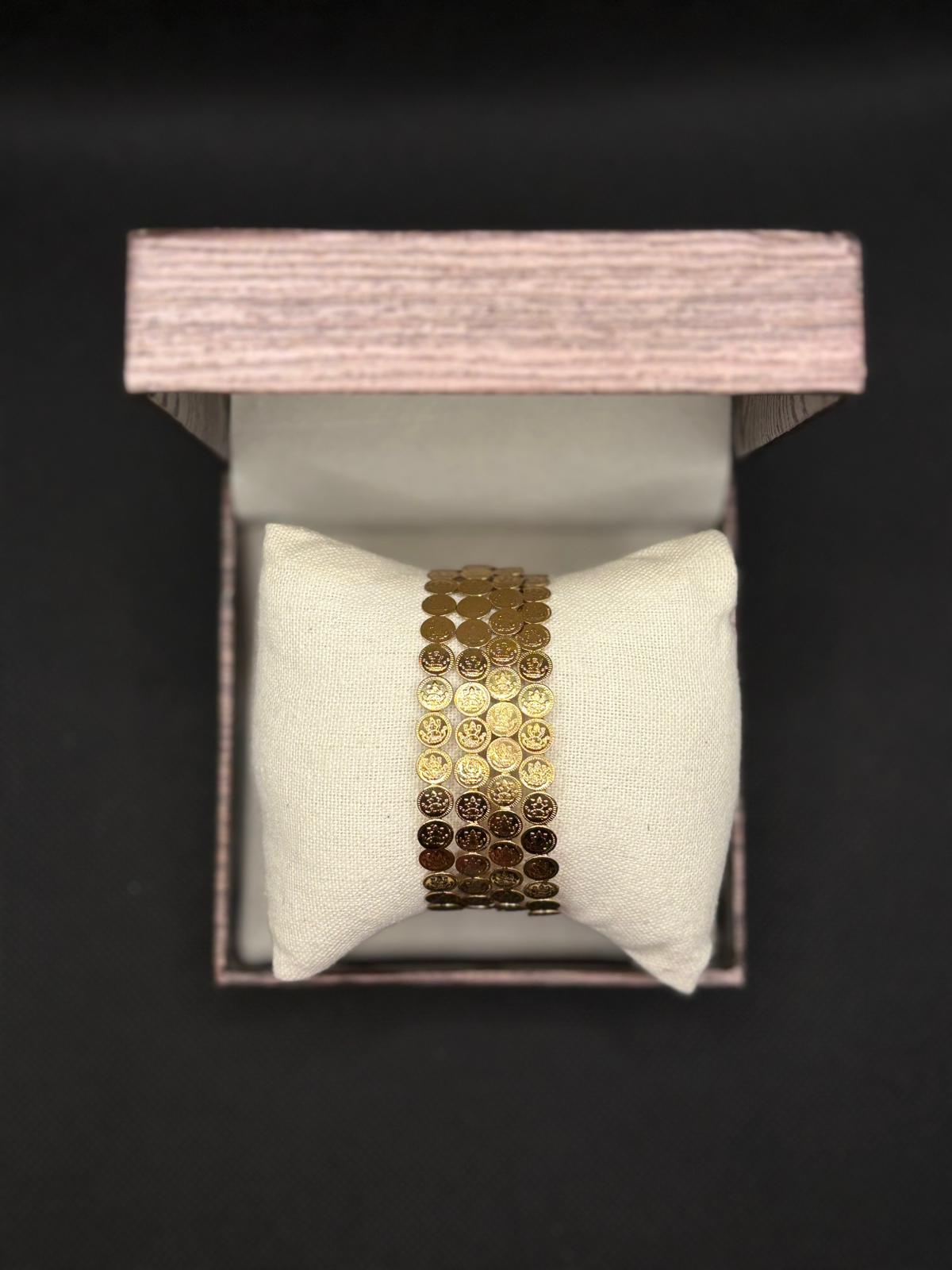 Lakshmi Coin Lightweight Bangles
