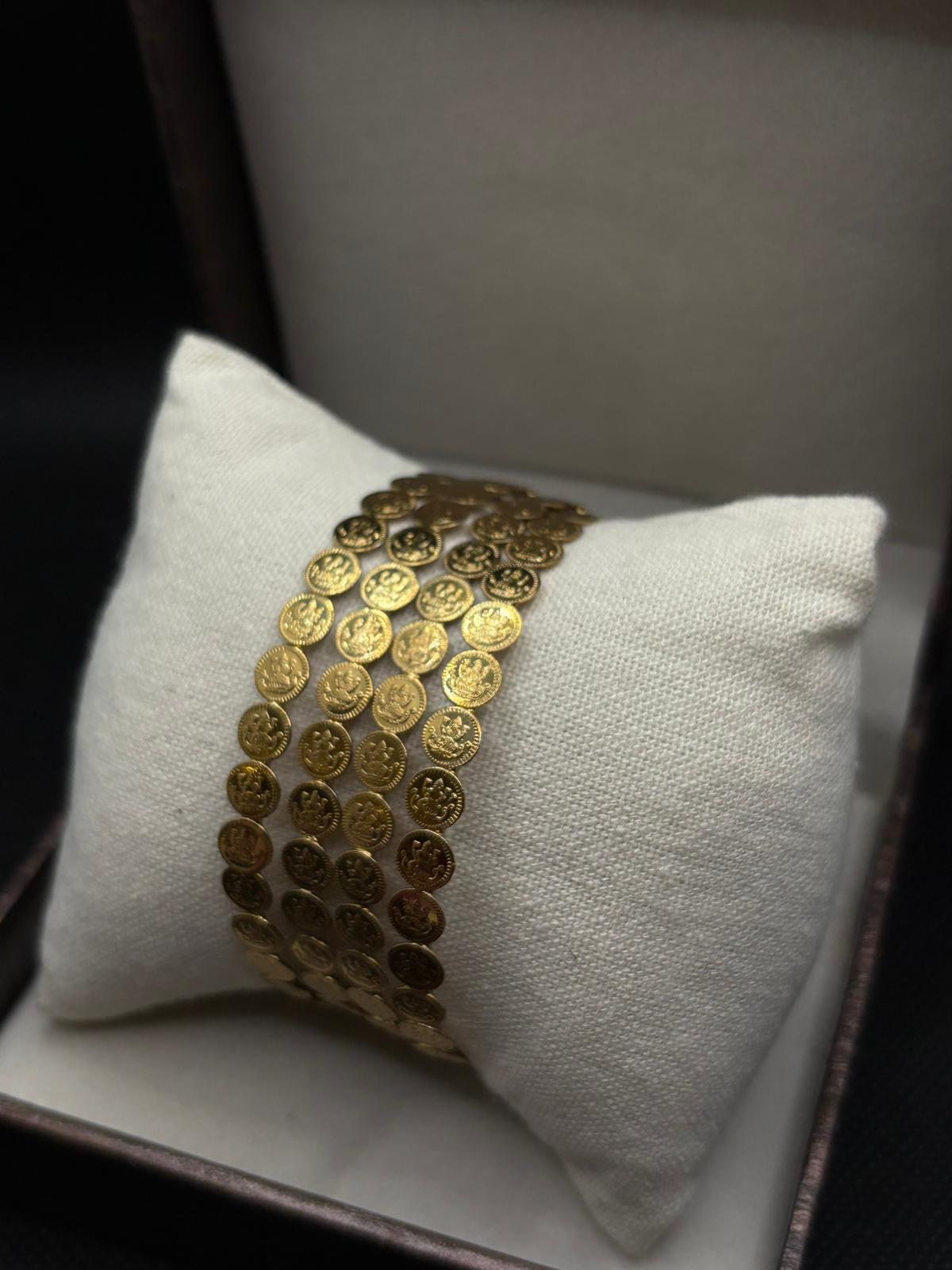 Lakshmi Coin Lightweight Bangles