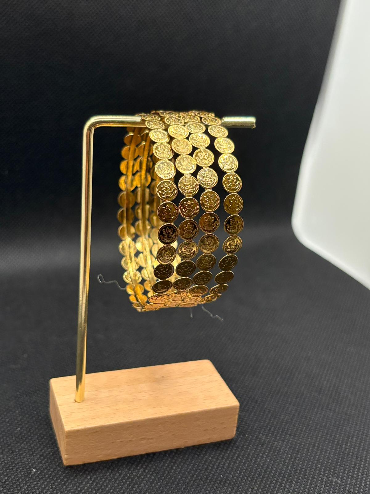 Lakshmi Coin Lightweight Bangles