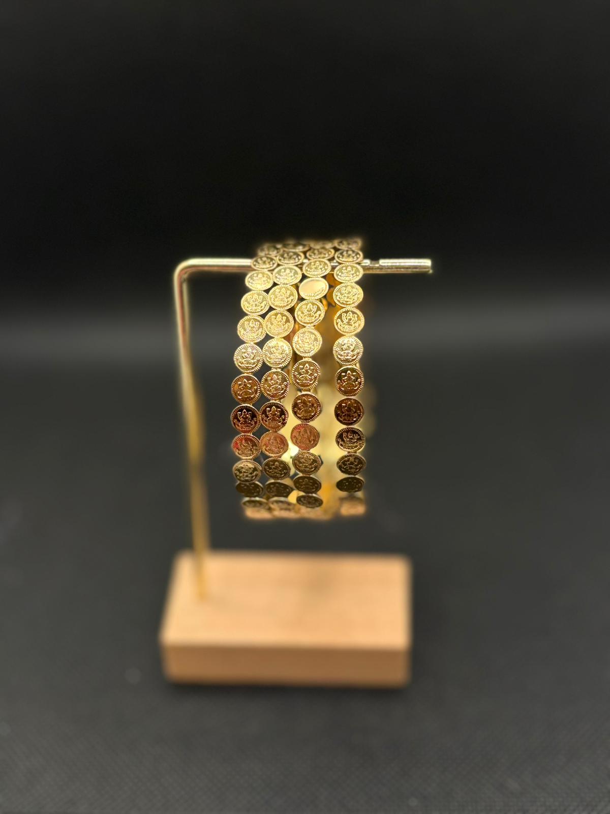 Lakshmi Coin Lightweight Bangles