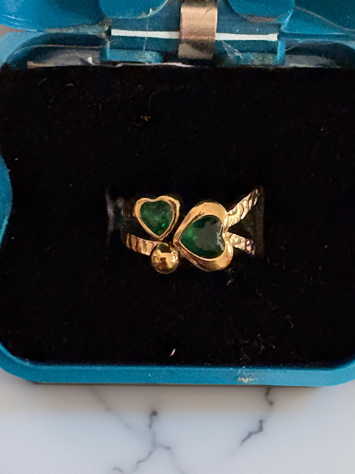 Crystal Heart Ring