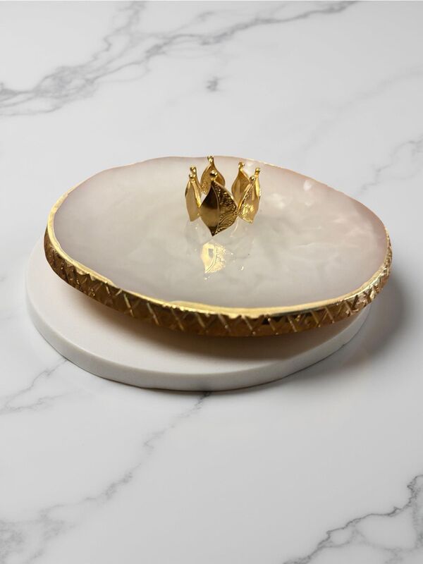 Gold Leaf Cluster Ring