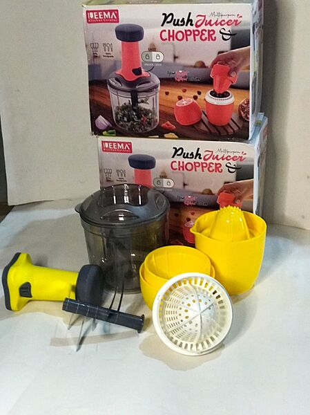 LEEZA HIGH QUALITY MANUAL CHOPPER WITH JUICE EXTRACTOR