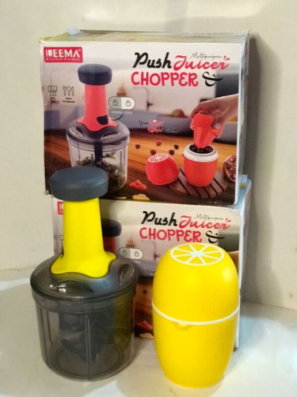 LEEZA HIGH QUALITY MANUAL CHOPPER WITH JUICE EXTRACTOR