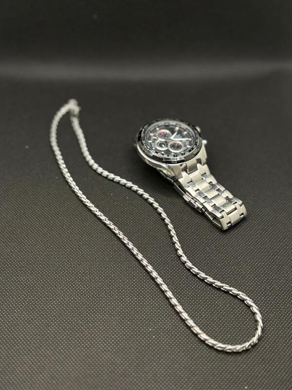 Durable Stainless Steel Woven Link Chain for Men