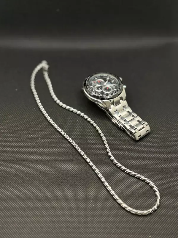 Durable Stainless Steel Woven Link Chain for Men
