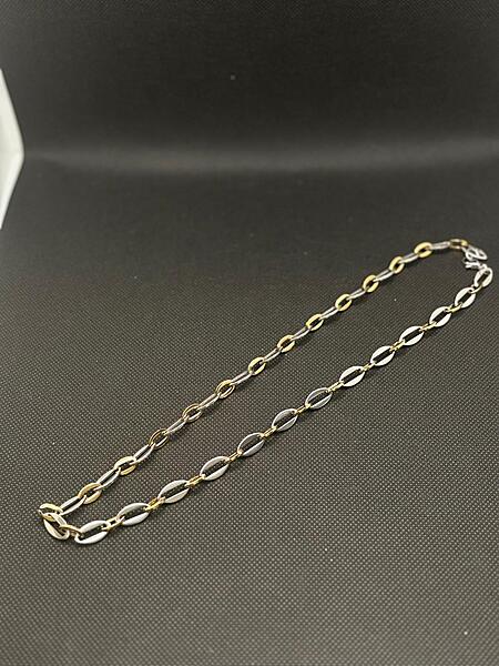 Stainless Steel Dual Tone Mariner Link Chain for Men